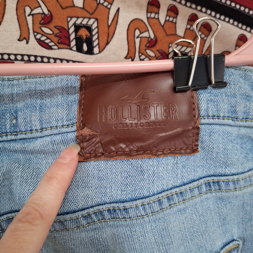 Hollister 30x32 Men's Light Wash Skinny Jeans - Picture 7 of 9